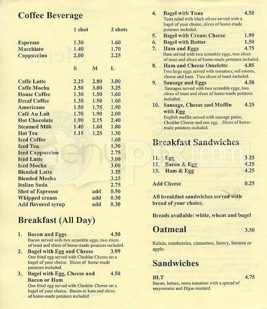 Double Team Coffee - San Francisco, CA menu_pic
