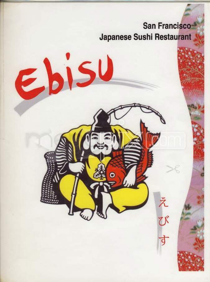 Ebisu Sushi - San Francisco, CA menu_pic