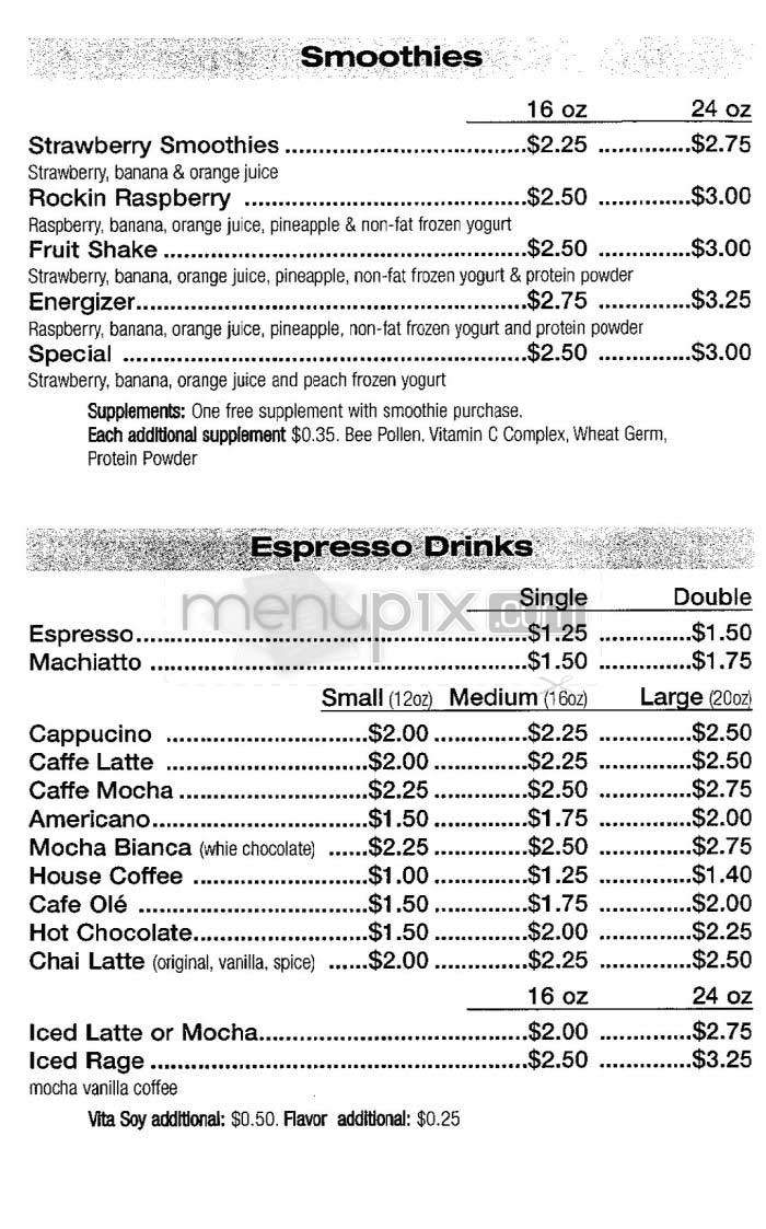 Front Door Cafe - San Francisco, CA menu_pic