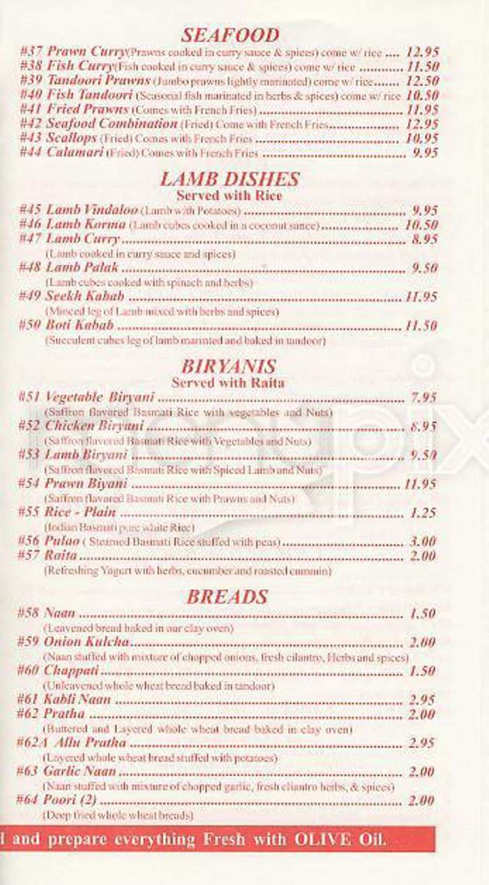 Golden Gate Indian and Pizza - San Francisco, CA menu_pic