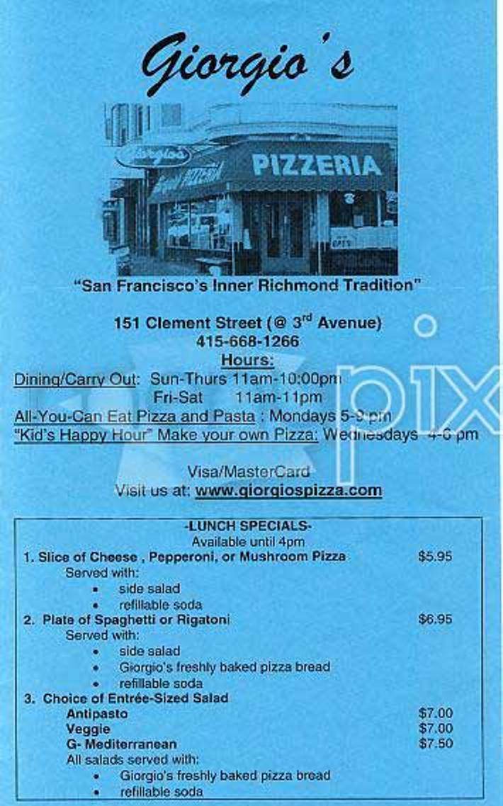 /100399/Giorgios-Pizzeria-San-Francisco-CA - San Francisco, CA