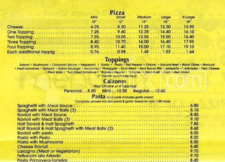 Go Getters Pizza - San Francisco, CA menu_pic