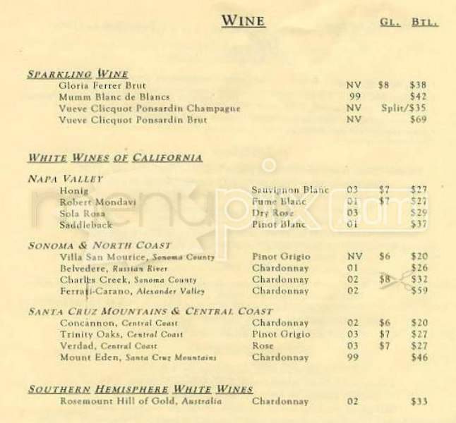 Home Restaurant - San Francisco, CA menu_pic