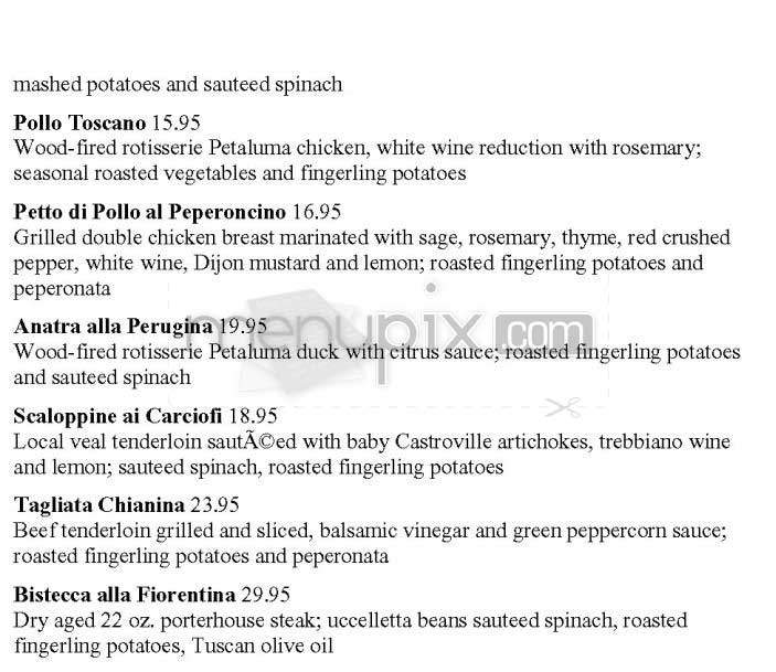 Il Fornaio - Mountain View, CA menu_pic