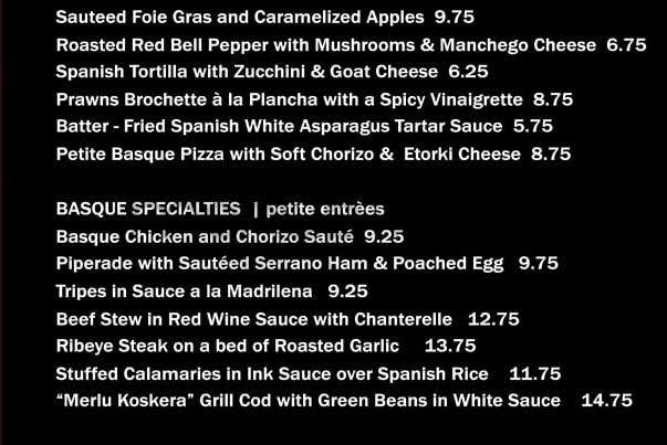 Iluna Basque - San Francisco, CA menu_pic