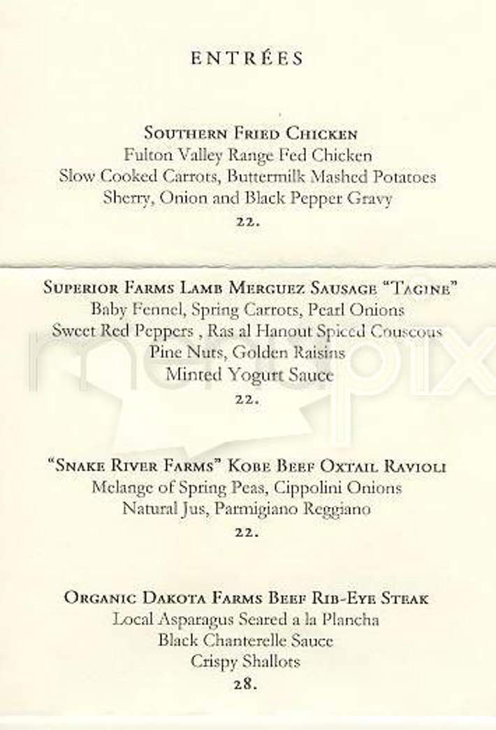 Jack Falstaff - San Francisco, CA menu_pic