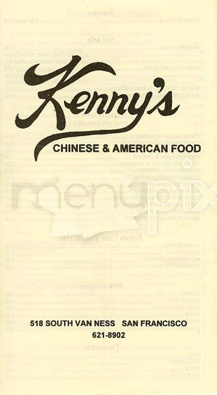 /100549/Kennys-Chinese-and-American-San-Francisco-CA - San Francisco, CA