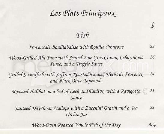 La Suite - San Francisco, CA menu_pic