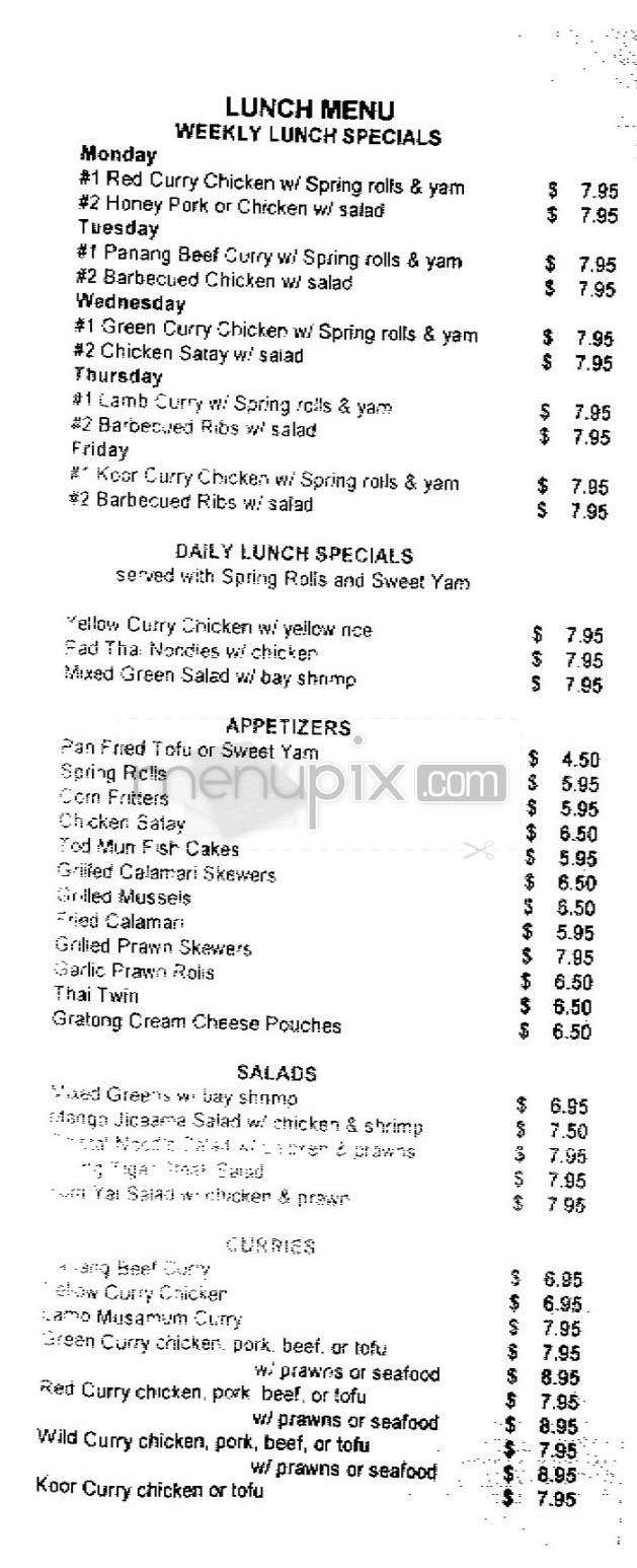 Lalita - San Francisco, CA menu_pic