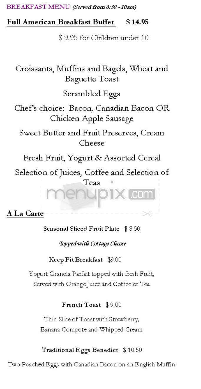 La Scene(Warwick Regis) - San Francisco, CA menu_pic