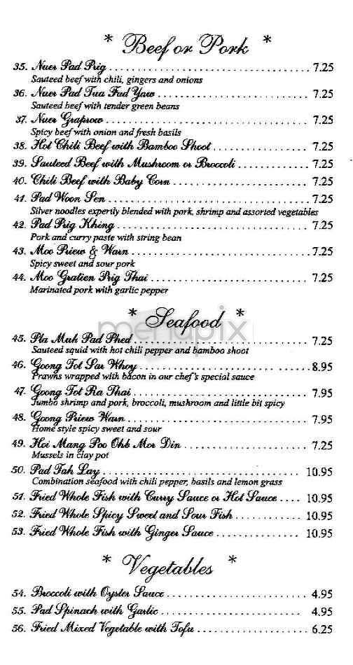 Little Thai - San Francisco, CA menu_pic