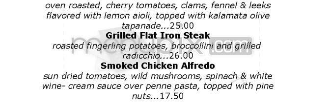 Magic Flute Ristorante - San Francisco, CA menu_pic