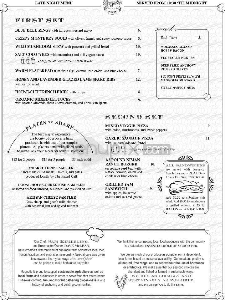 Magnolia - Maynard, MA menu_pic