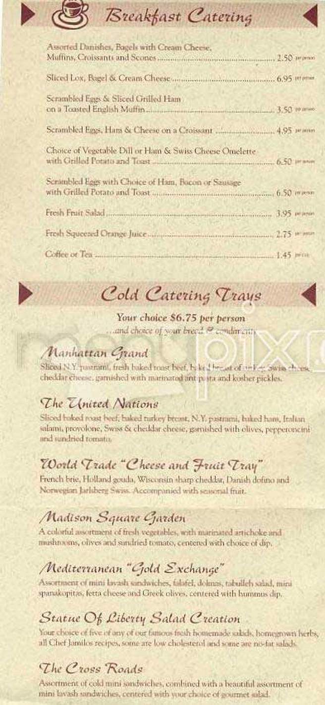 Manhattan Hub - San Francisco, CA menu_pic