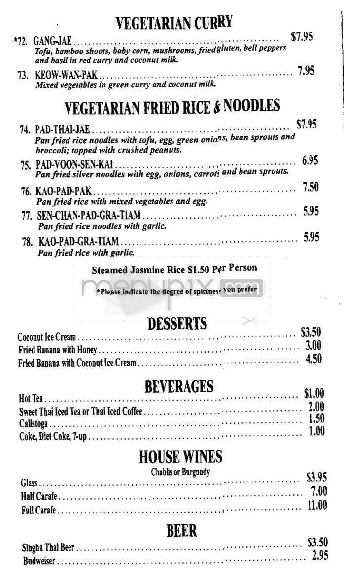 Manivanh Thai - San Francisco, CA menu_pic