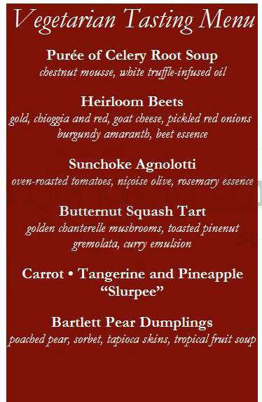 Masa's Restaurant - San Francisco, CA menu_pic