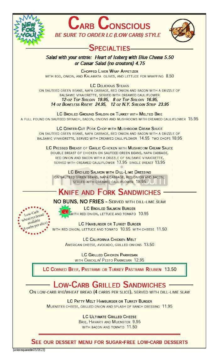 Max's - San Francisco, CA menu_pic