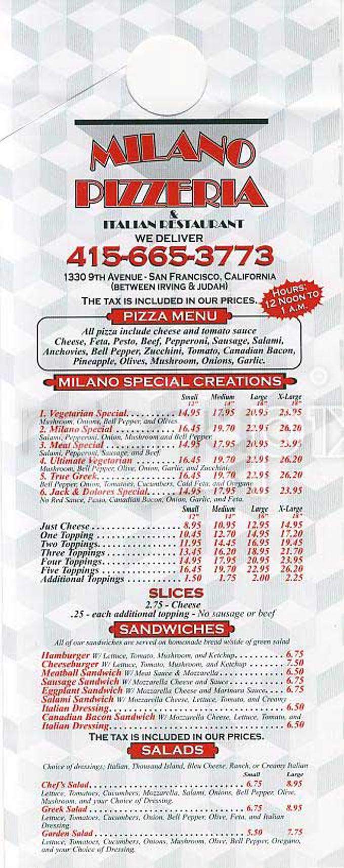 /31474700/Milano-Pizzeria-Bourget-ON - Bourget, ON