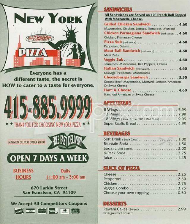 /100824/New-York-Pizza-San-Francisco-CA - San Francisco, CA