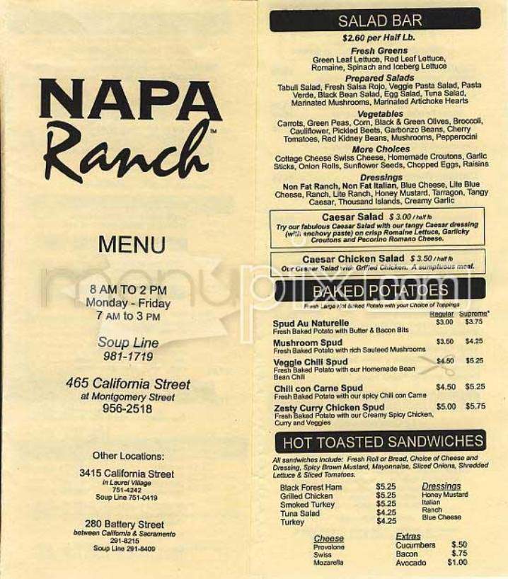 /100770/Napa-Ranch-San-Francisco-CA - San Francisco, CA