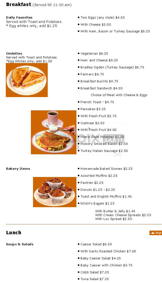 Neetos Cafe - San Francisco, CA menu_pic