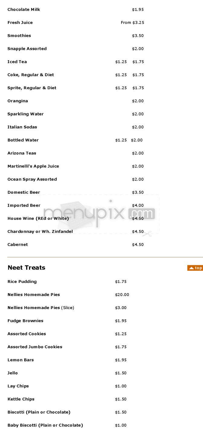 Neetos Cafe - San Francisco, CA menu_pic