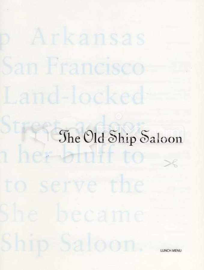 /100832/Old-Ship-Saloon-San-Francisco-CA - San Francisco, CA