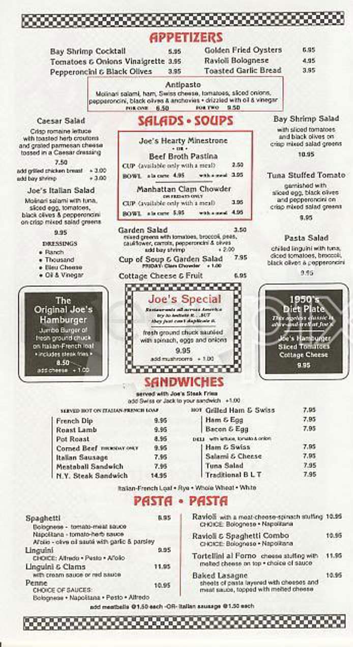 Original Joe's - Brandon, MB menu_pic