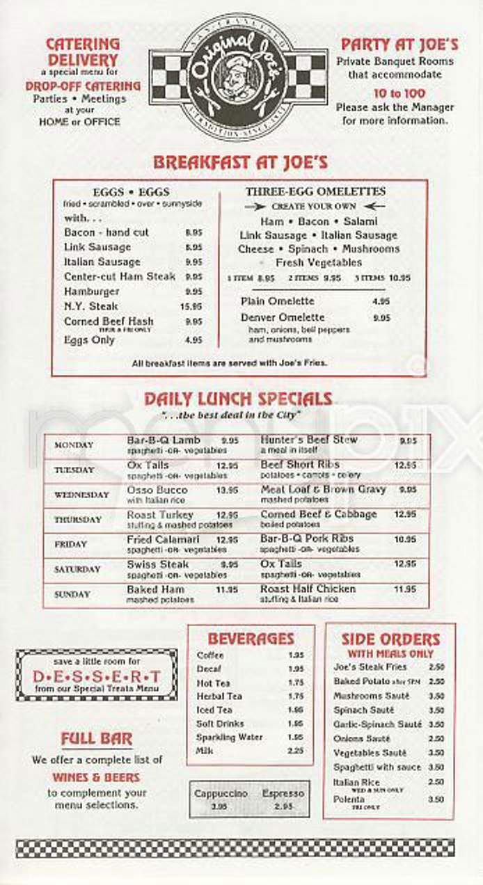 Original Joe's - Brandon, MB menu_pic