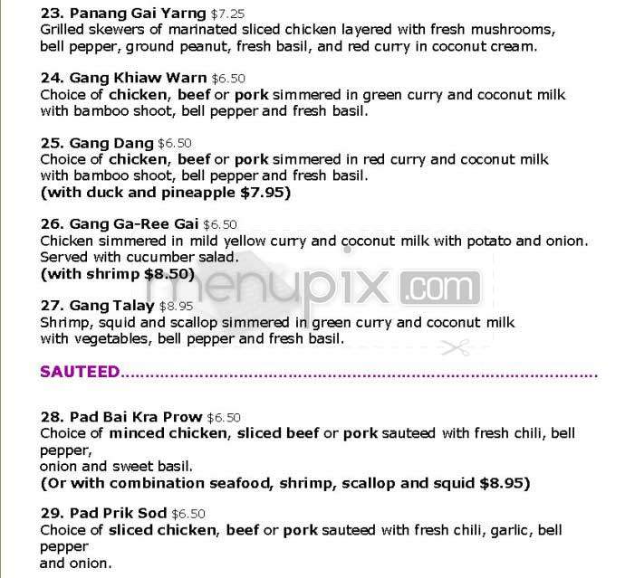 Pad Thai - Duluth, GA menu_pic