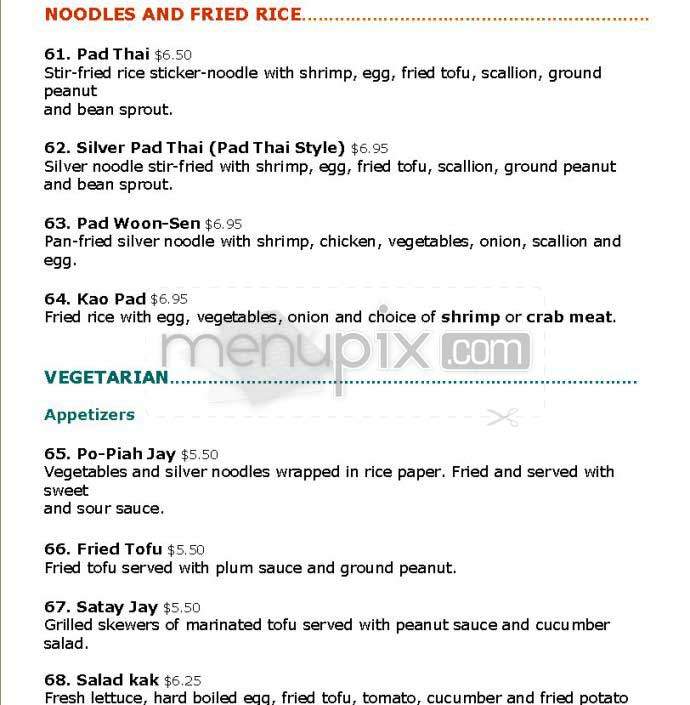 Pad Thai - Duluth, GA menu_pic