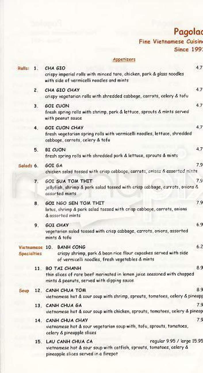 Pagolac - San Francisco, CA menu_pic