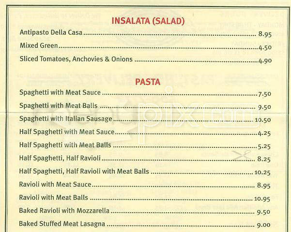 Pasquale's - San Francisco, CA menu_pic