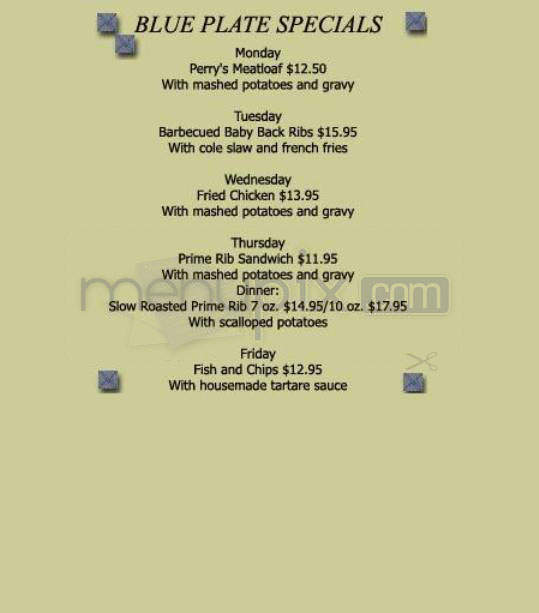 Perry's - San Francisco, CA menu_pic