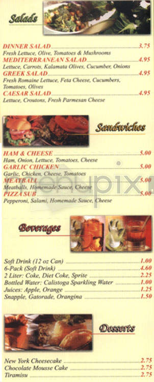 Piccolo Italia - San Francisco, CA menu_pic