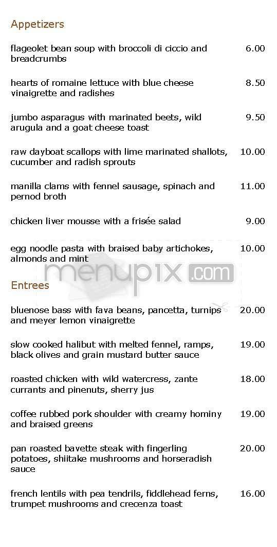 Range - San Francisco, CA menu_pic