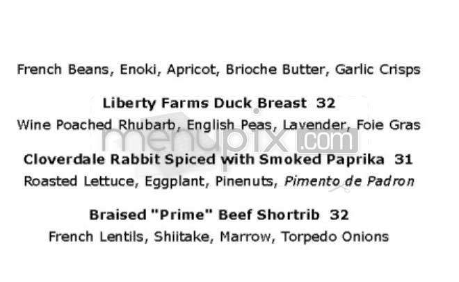Rubicon - San Francisco, CA menu_pic