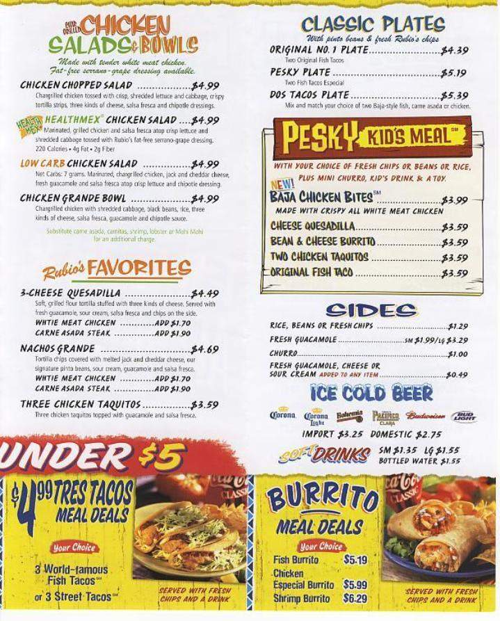 /380035148/Rubios-Fresh-Mexican-Grill-Menu-Roseville-CA - Roseville, CA