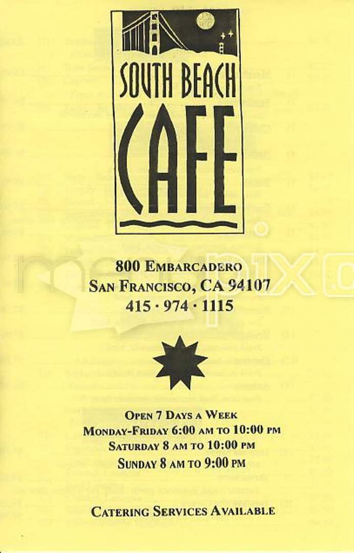 /101029/South-Beach-Cafe-San-Francisco-CA - San Francisco, CA