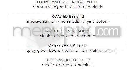 Salt House - San Francisco, CA menu_pic
