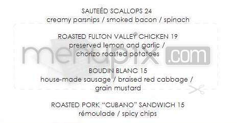 Salt House - San Francisco, CA menu_pic