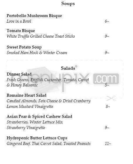 Sauce - Brodheadsville, PA menu_pic
