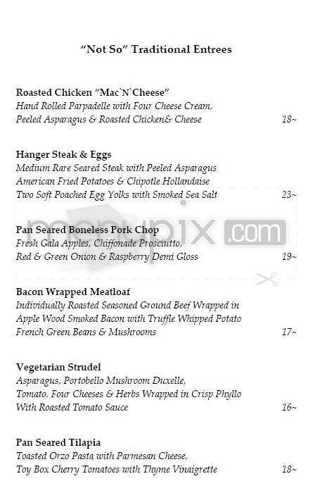 Sauce - Brodheadsville, PA menu_pic