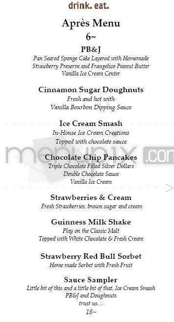 Sauce - Brodheadsville, PA menu_pic