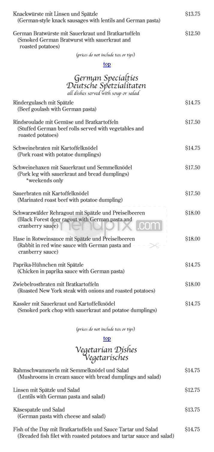 Schnitzelhaus - San Francisco, CA menu_pic