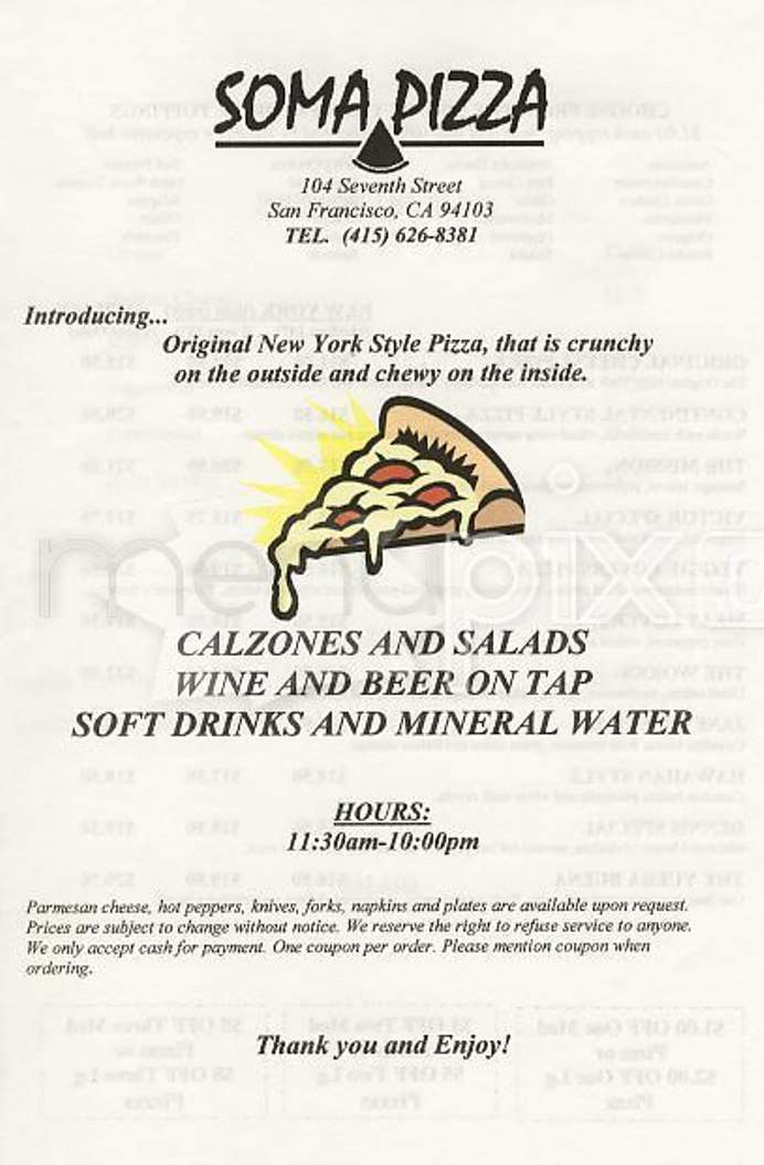 /101060/Soma-Pizza-San-Francisco-CA - San Francisco, CA