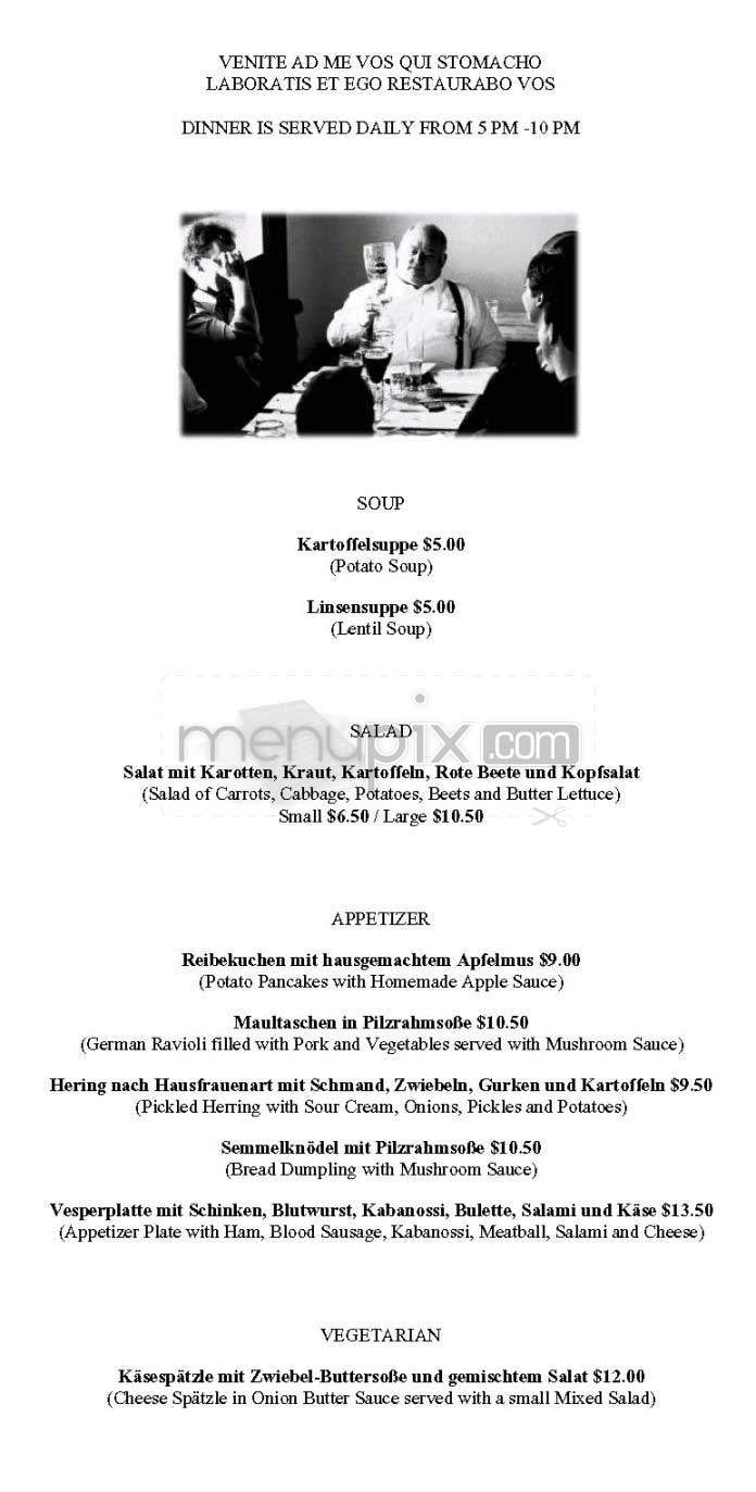 Suppenkueche - San Francisco, CA menu_pic