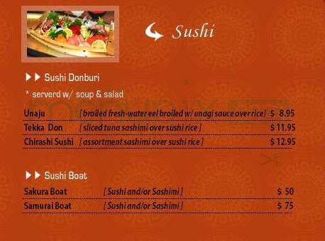 Sushi Hana - Tualatin, OR menu_pic