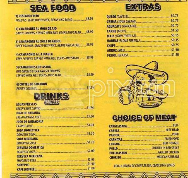 Taqueria El Castillito - San Francisco, CA menu_pic