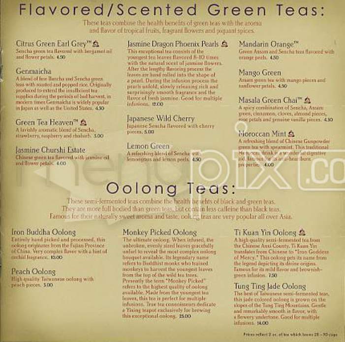 /380350795/Teavana-Menu-Roseville-CA - Roseville, CA